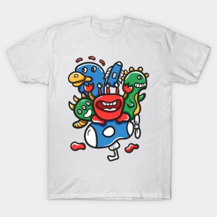 Monster Character Doodle Art T-Shirt